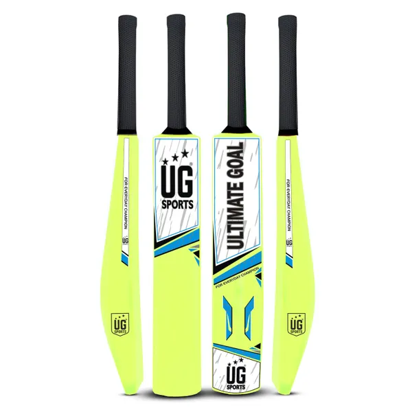 UG_Sports_Plastic_Cricket_Bat_For_Youth_-_Adult_(Green_-_Sky_Blue,_Size_Full)