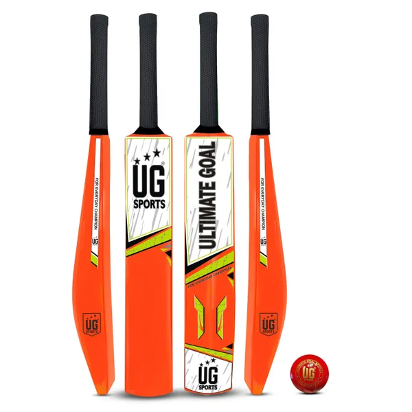UG_Sports__Plastic_Cricket_Bat_For_Kids_Boy_With_Synthetic_Ball_(Orange,_Green_,_Size_3)