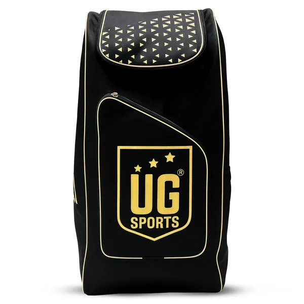 UG_Sports_Blaze_Mini_Cricket_Kit_Bag_For_Beginner_|_Nylon_Fabric_Material_|_Adjustable_Shoulder_Straps,_Zippers_&_Pocket_|_Easy_Carry_Handle_|_Water-Resistant_Lightweight_&_Durable_Design_(Black)