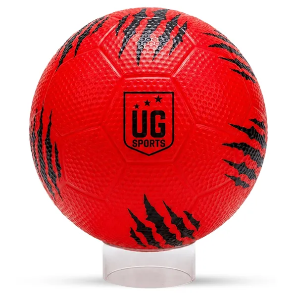 UG_Sports_Mini_Football_for_Kids,_Soft_&_Lightweight_Silicone_Toy_Ball,_Safe_for_Indoor_Outdoor_Play_Water-Resistant_2_-_4_years_Age_(Size_-_1,_Red)