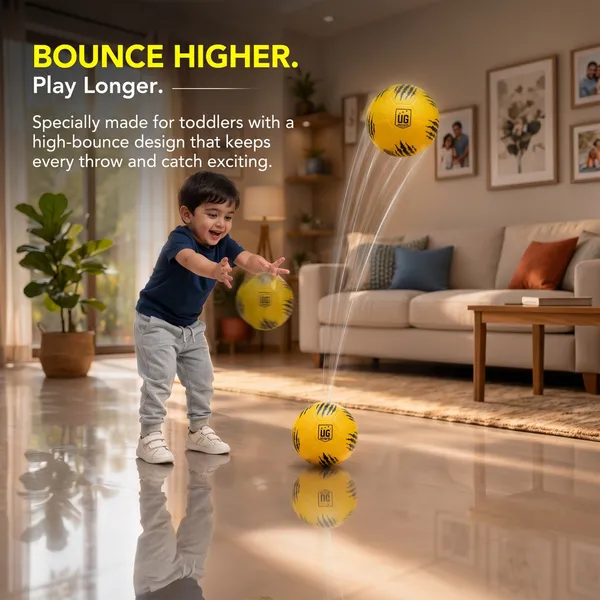 UG_Sports_Mini_Football_for_Kids,_Soft_&_Lightweight_Silicone_Toy_Ball,_Safe_for_Indoor_Outdoor_Play_Water-Resistant_2_-_4_years_Age_(Size_-_1,_Yellow)