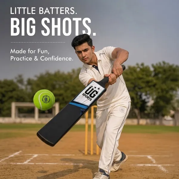 UG_Sports_Plastic_Cricket_Bat_Black_(Full_Size)_–_34-Inch_Lightweight_Fiber-Infused_Hard_Plastic_Bat_with_Anti-Slip_Pro_Grip_|_Ideal_for_Age_14+_Years_&_Soft_Tennis_Ball_Cricket_(Blue_Sticker)