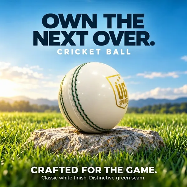 UG_Sports_Super_90_Leatherette_Cricket_Ball_|_Hand_Stitched_with_Rubber_Core_&_Water_Resistant_|_Cricket_Ball_for_Practice_and_Training_(White)