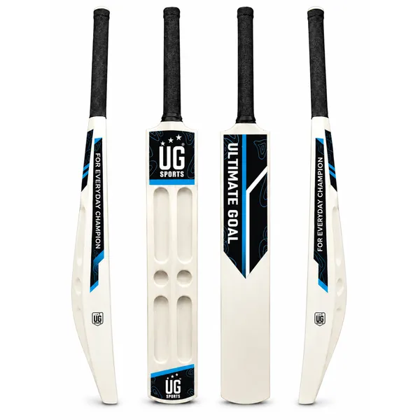 UG_Sports White_Plastic Scoop_Cricket_Bat_for Adult_-_Men,_Lightweight_Bat for_Practice,_Backyard Cricket_&_Recreational Play_(Size_-_Full)_