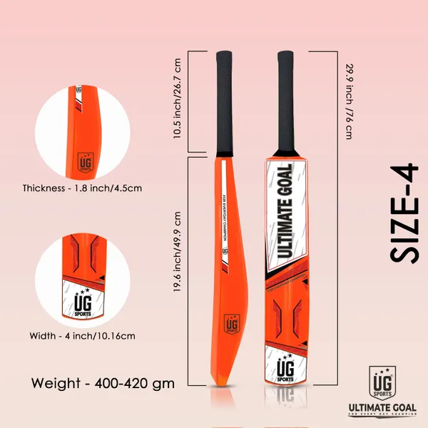 UG_Sports__Plastic_Cricket_Bat_For_Kids_Boy_With_Tennis_Ball_(Orange,_Red_,_Size_4)