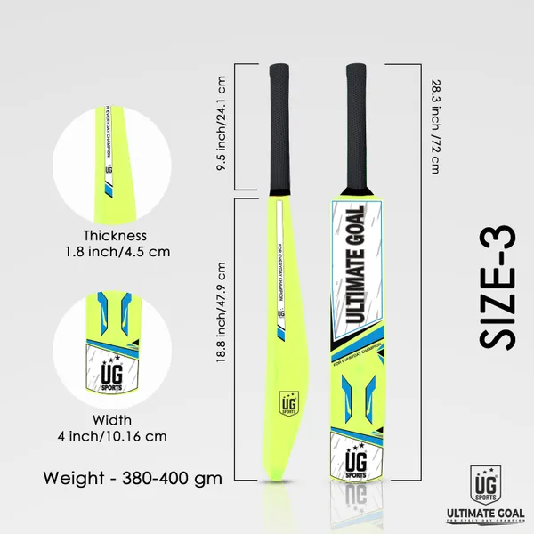 UG_Sports__Plastic_Cricket_Bat_For_Kids_Boy_With_Tennis_Ball_(Green,_Sky-Blue_,_Size_3)