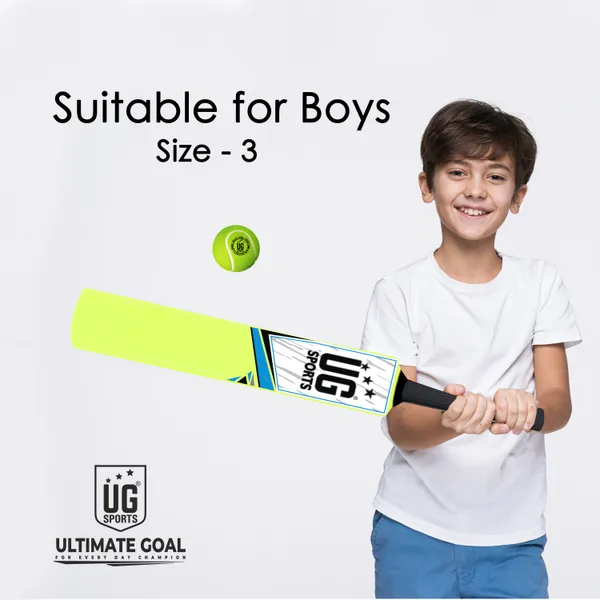 UG_Sports__Plastic_Cricket_Bat_For_Kids_Boy_With_Tennis_Ball_(Green,_Sky-Blue_,_Size_3)