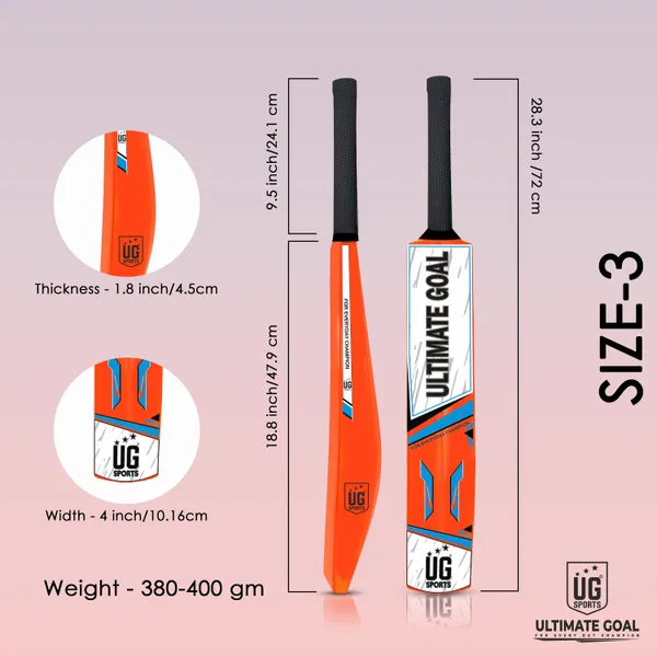 UG_Sports__Plastic_Cricket_Bat_For_Kids_Boy_With_Tennis_Ball_(Orange,_Sky-Blue_,_Size_3)