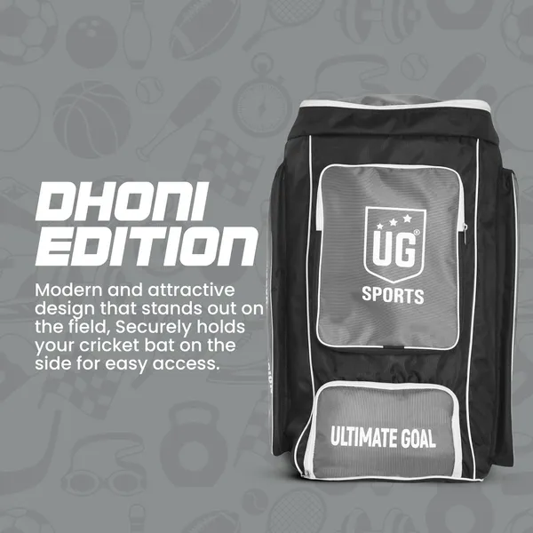 Imported_Grey_Cricket_Kit_Bag_Full_Size_With_Adjustable_Shoulder_Straps_And_Zipper