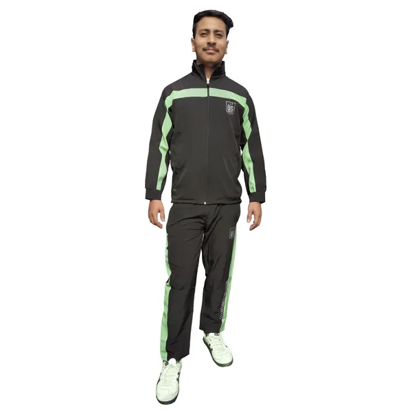 UG_Sports_NS_lycra_Striped_Track_Suit_for_Men_&_Women_|_Full_Zipper_&_Side_Pocket_Tracksuit_For_Unisex_|_Athletic,_Gym,_Running,_Sports_Joggers_Suit_for_Men_&_Women_(Black_&_Green,_44)