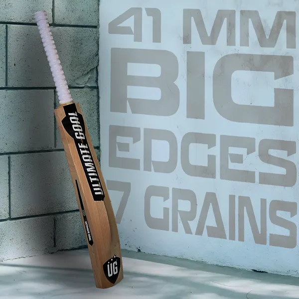 Imported_Silver_Premium_Kashmir_Willow_Grade_1_FULL_Size_(34-35_inch)_Cricket_Bat_For_Leather_Ball_With_A_Free_Bat_Cover