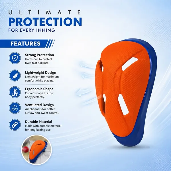 Pack_Of_2_Imported_Orange_Premium_Cricket_Abdominal_Guard__|_Cricket_L-Guard