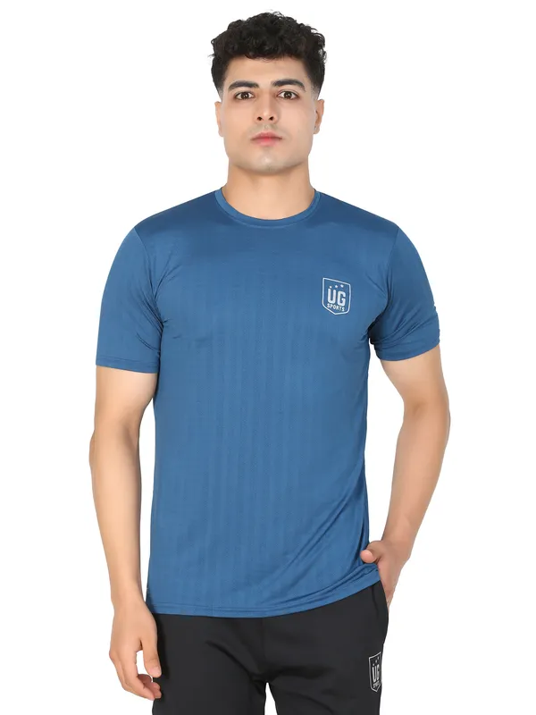 Blue_Quick_Dry_Fit_Round_Neck_T-Shirts_For_Men