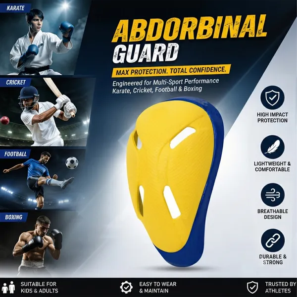 Pack_Of_2_Imported_Yellow_Premium_Cricket_Abdominal_Guard__|_Cricket_L-Guard