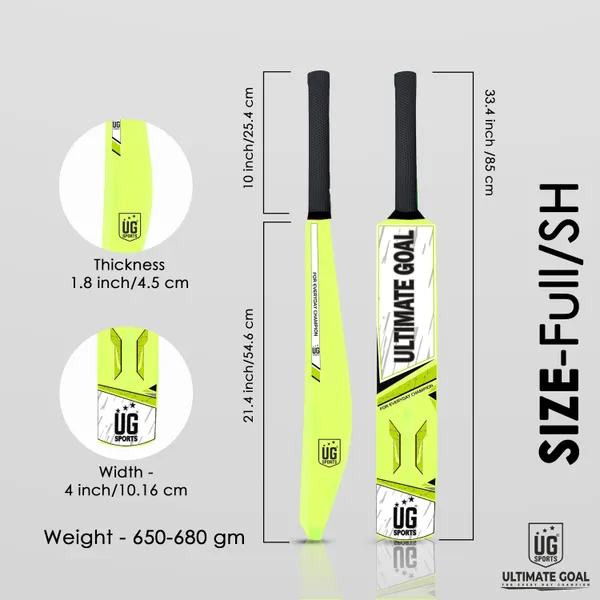 UG_Sports__Plastic_Cricket_Bat_For_Youth_-_Adult_(Green_-_Green_,_Size_Full)