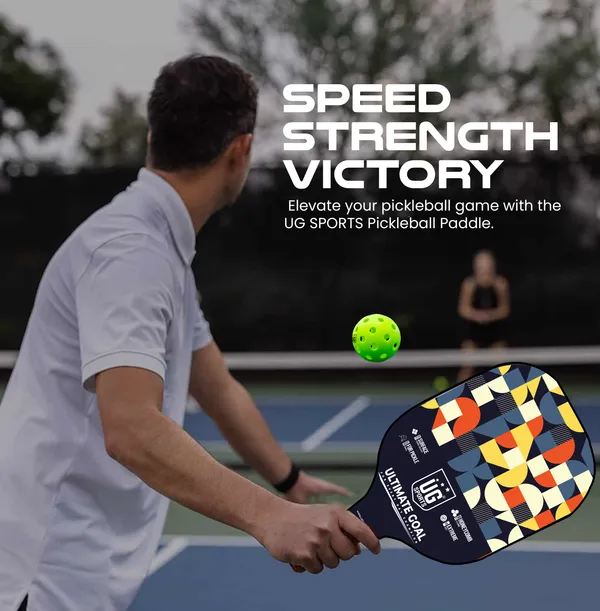UG_Sports_|_Extreme_007_B_Pickleball_Paddles_Single_Racket_|Fiber_Glass|12_mm_Honeycomb_Composite_Core_|_Fiber_Glass_|Cushion_Comfort_Grip_Free_1_Balls_&_Cover_for_Kids_Adults_Indoor_Outdoor