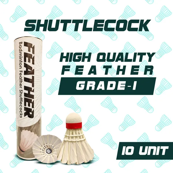 White_Feather_Badminton_Shuttlecock_Durable_(Pack_of_1,_10_Piece_in_a_Box)