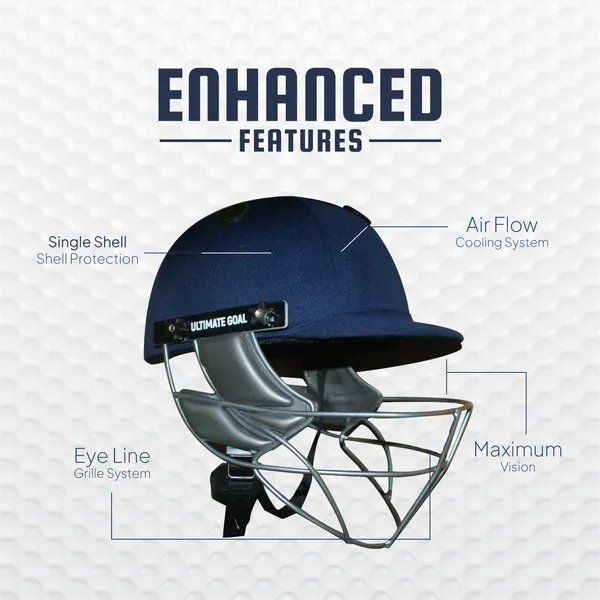 Ultimate_Goal_Sports_Steel_Cricket_Helmet_|_Steel_Visor_|_Adjustable_Strap__|_Better_Protection_and_Cushioning_|_Comfortable_Fit|_Light_Weight_|_ABS_Material_|Club_(Navy_Blue