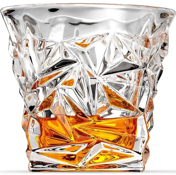 Pack_Of_4,_Transparent_Diamond_Crystal_Cut_Whiskey_Glasses_300_ml