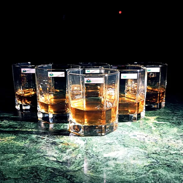 Pack_Of_2,_Transparent_Octa_Crystal_Whiskey_Glass_|_Premium_Classic_Italian_Glass_For_Drinking_Bourbon,_Scotch,_Cocktails_|_Tumblers_|_300_mL__(9*8cm)