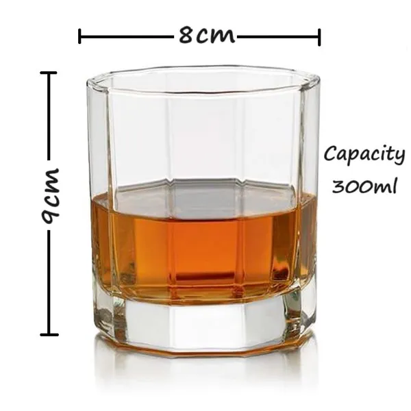 Pack_Of_2,_Transparent_Octa_Crystal_Whiskey_Glass_|_Premium_Classic_Italian_Glass_For_Drinking_Bourbon,_Scotch,_Cocktails_|_Tumblers_|_300_mL__(9*8cm)