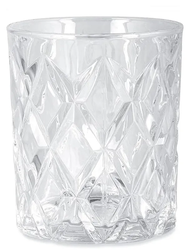 Pack_Of_6,_Transparent_Italian_Diamond_Brick_Whiskey_Glass,_Rum_Glass,_Cocktail_Glass,_Diamond_Cut_Design,_330ml_each_(10_*_8,5_cm)