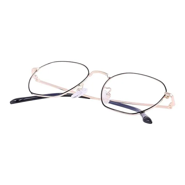 Golden_&_Black_Opticals_Hexagonal_Shape_Blue_Cut_Anti_Glare_Zero_Power_Computer_Eyeglasses_Blue_Light_Filtering_Glasses_For_Computer_And_Mobile_Use