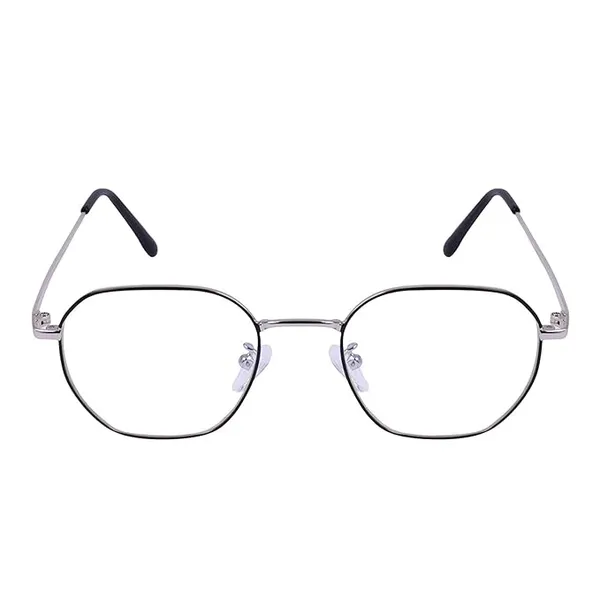 Silver_&_Black_Opticals_Hexagonal_Shape_Blue_Cut_Anti_Glare_Zero_Power_Computer_Eyeglasses_Blue_Light_Filtering_Glasses_For_Computer_And_Mobile_Use