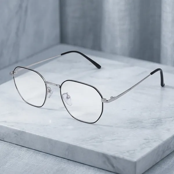 Silver_&_Black_Opticals_Hexagonal_Shape_Blue_Cut_Anti_Glare_Zero_Power_Computer_Eyeglasses_Blue_Light_Filtering_Glasses_For_Computer_And_Mobile_Use