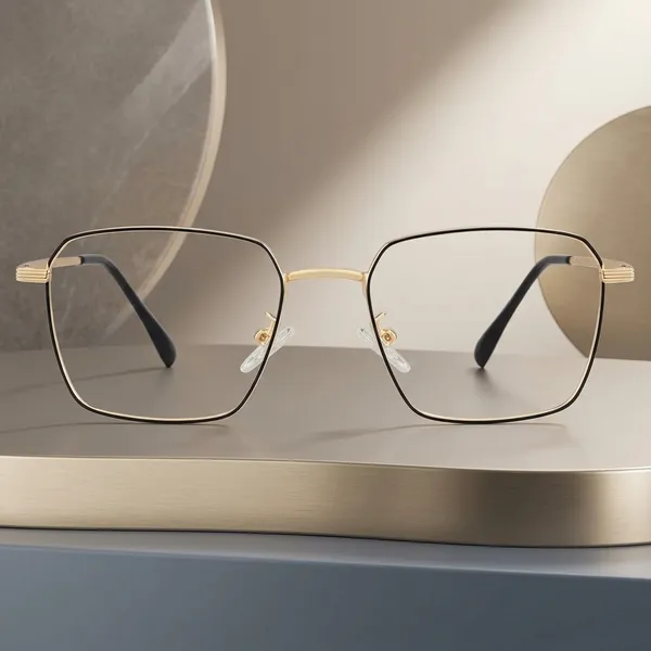 Black_&_Gold_Opticals_Zero_Power_Blue_Cut_Computer_Glasses_Anti_Glare,_Lightweight_&_Blocks_Harmful_Rays_For_Men_&_Women_Square