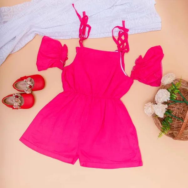 Magenta_Cotton_Premium_&_Elegant_Regular_Solid_Jumpsuit_For_Girl