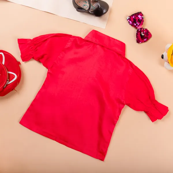 Pink_Cotton_Premium_&_Elegant_Regular_Solid_Shirt_For_Girl