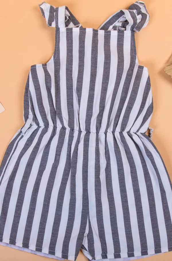 White_&_Grey_Cotton_Premium_&_Elegant_Regular_Solid_Jumpsuit_For_Girl