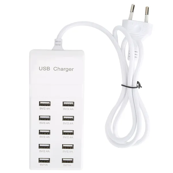 10-Port_USB_Charger,_USB_Charging_Adapter,_Household_Appliances_For_International_Travel_Images