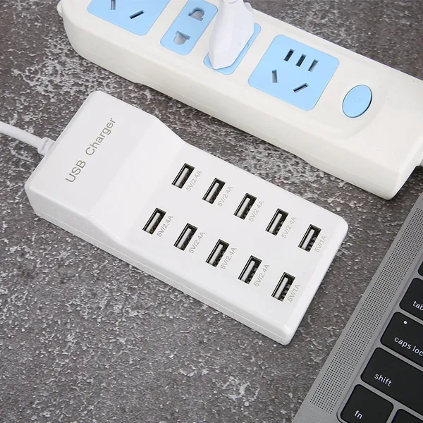 10-Port_USB_Charger,_USB_Charging_Adapter,_Household_Appliances_For_International_Travel_Images