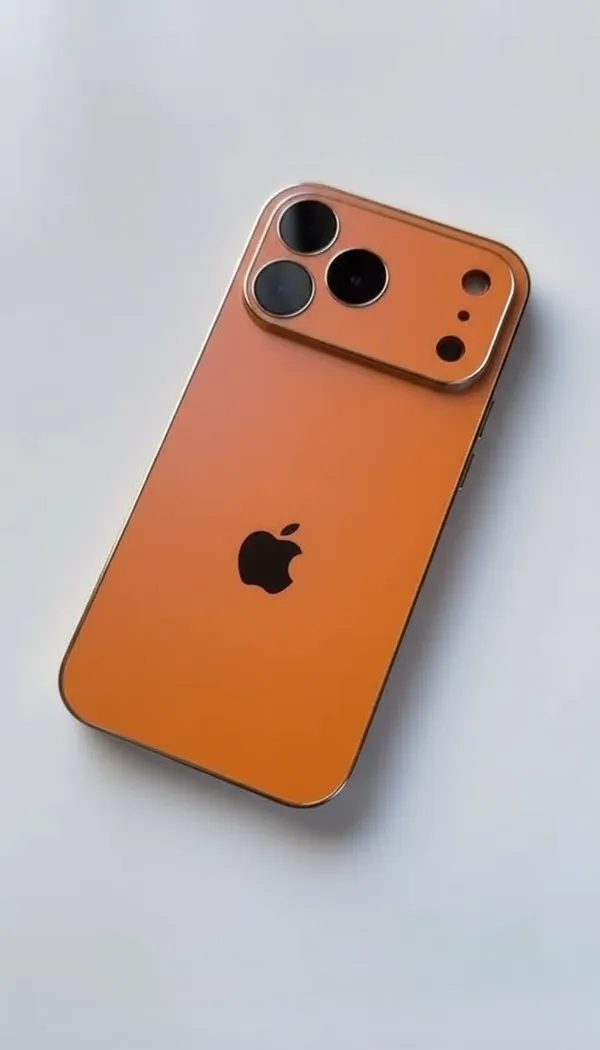 Cosmic_orange_IPHONE_17Promax_Metallic_Matte_Finish_Case_with_Camera_Lens_Protection