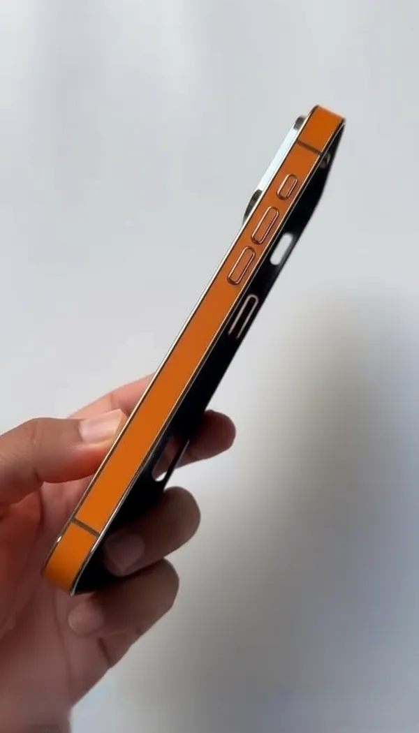 Cosmic_orange_IPHONE_17Promax_Metallic_Matte_Finish_Case_with_Camera_Lens_Protection