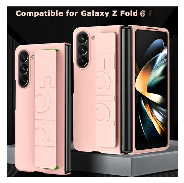 Samsung_Galaxy_Z_Fold_6_Case_with_Hand_Strap,_Hard_PC_Cute_Women_Men_Elastic_wristband_Anti-Scratch_Shockproof___(Mobile_Cover)__Case