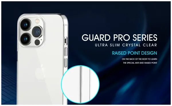 Iphone_14_PRO_MAX_Keephone_Guard_Pro_Series_Ultra_Slim_Crystal_Clear_(Hard_Crystal_Pc_Case)