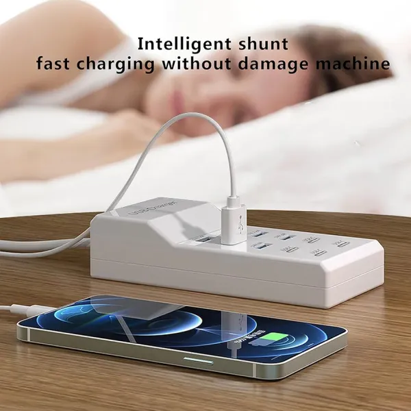 USB_Charger,5V_10A(50W)_USB_Charging_Station_with_10-Port_(6_USB-A_Port_&_4_USB-C_Port)