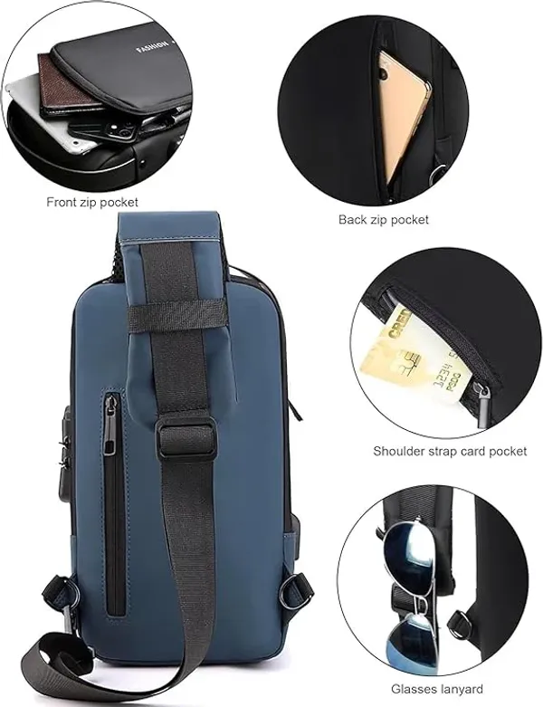 Waterproof_Chest_Bag_USB_Men_And_women_Crossbody_Sling_Bag_Men_Crossbody_Bag_For_Men_Anti_Theft_USB_Shoulder_Bag_Man_Cross_Body_Travel_Sling_Chest_Sports_Style_Shoulder_Bag_Electric