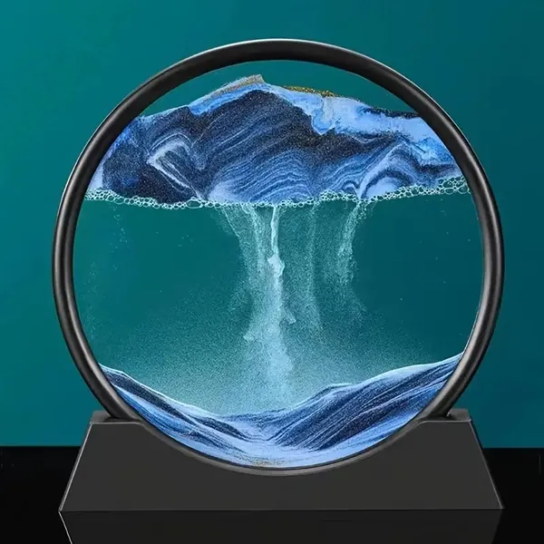 Art_Picture_Glass_Liquid_Painting_3D_Natural_Landscape_Showpieces_For_Home_Decor_Antique_Giftsblue