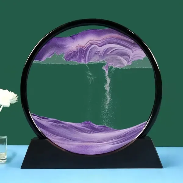 Art_Picture_Glass_Liquid_Painting_3D_Natural_Landscape_Showpieces_For_Home_Decor_Antique_Giftsblue