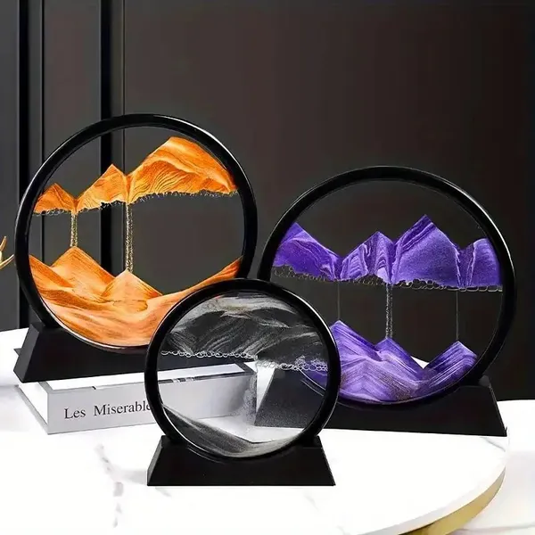 Art_Picture_Glass_Liquid_Painting_3D_Natural_Landscape_Showpieces_For_Home_Decor_Antique_Gifts_Orange