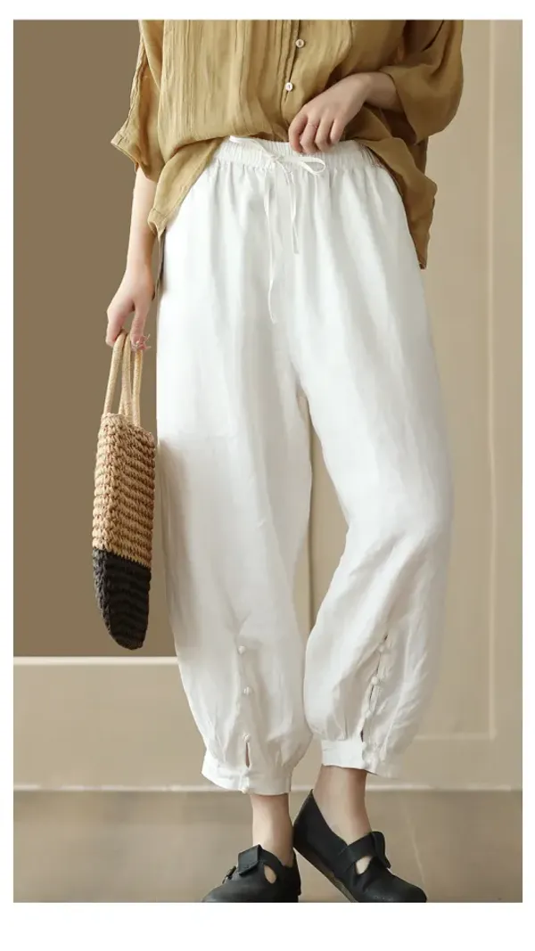 Women's_button_detailed__loose_Pant_