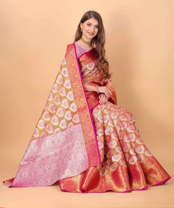 Rani_Amazing_Ethnic_Wear_Silk_Blended_Kanjivaram_Traditional_Saree