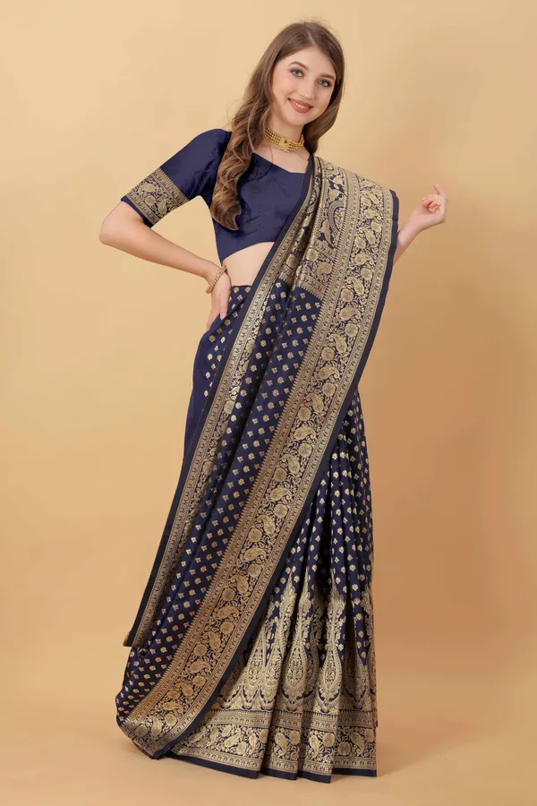Navy_Blue_Amazing_Ethnic_Wear_Silk_Traditional_Saree
