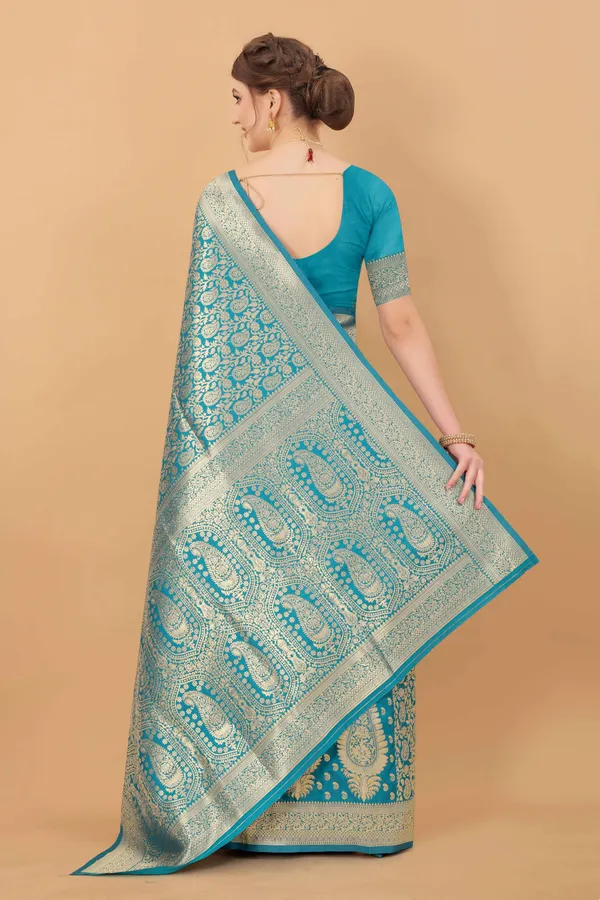 Sky_Blue_Amazing_Ethnic_Wear_Silk_Traditional_Saree