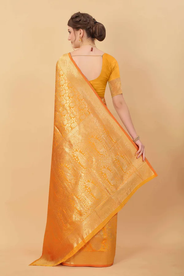 Yellow_Amazing_Ethnic_Wear_Silk_Traditional_Saree