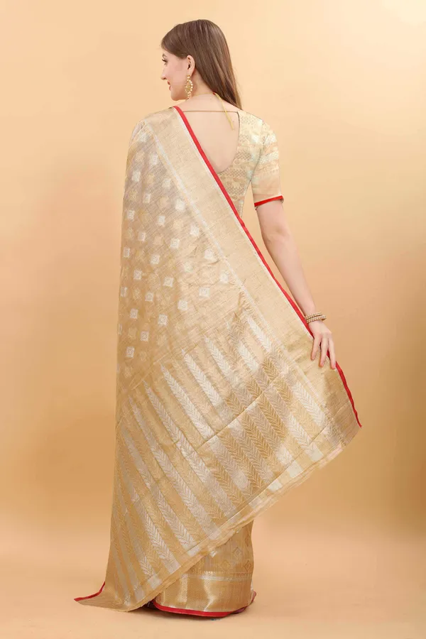 Cream_Amazing_Ethnic_Wear_Silk_Blended_Chanderi_Traditional_Saree